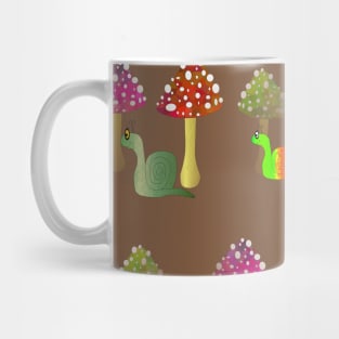 MAGIC Mushrooms And Snails Mug